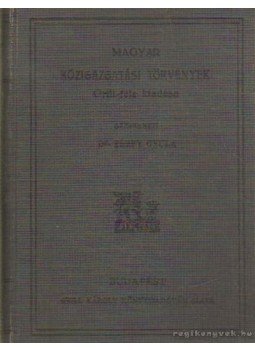 Dr. Térfy Gyula - Adókódex I. kötet Dr. Térfy Gyula - Adókódex I. kötet, Budapest 1929 antikvár könyv