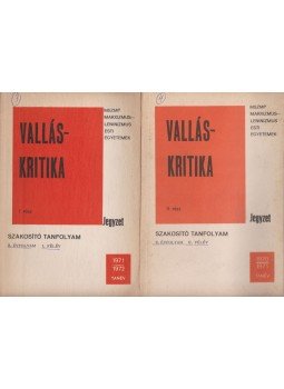 Gulyás Vilmos (szerk.), Gecse Gusztáv - Valláskritika I-II. rész Gulyás Vilmos (szerk.), Gecse Gusztáv - Valláskritika I-II. rész, 1971 antikvár könyv
