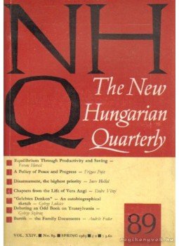 Boldizsár Iván - The New Hungarian Quarterly 89 - Spring 1983 Boldizsár Iván - The New Hungarian Quarterly 89 - Spring 1983, Budapest 1983 antikvár könyv