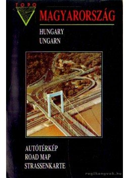  - Magyarország autótérkép, Budapest 0 antikvár könyv