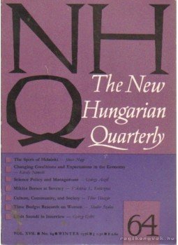 Boldizsár Iván - The New Hungarian Quarterly 64 - Winter 1976 Boldizsár Iván - The New Hungarian Quarterly 64 - Winter 1976, Budapest 1976 antikvár könyv
