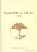 Vass László - Magister Emeritus 1993