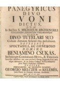 Benjamino, Csukas - Panegyricus Divo Ivoni Dictus