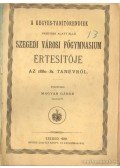 Magyar Gábor - A Kegyes-tanítórendiek vezetése alatt álló Szegedi Városi Főgymnasium értesítője az 1880-81. tanévről