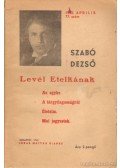 Szabó Dezső - Levél Etelkának