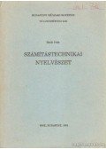 Bach Iván - Számítástechnikai nyelvészet