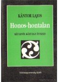 Kántor Lajos - Honos-hontalan (dedikált)