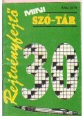 Pásztor Pál - Rejtvényfejtő mini szó-tár 30.