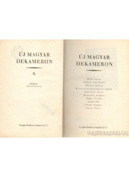 Illyés Gyula - Új magyar dekameron I-II. kötet Illyés Gyula - Új magyar dekameron I-II. kötet, Budapest 1942 antikvár könyv