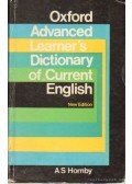 HORNBY, A S - Oxford Advanced Learner's Dictionary of Current English