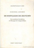 Kocsány Piroska,László Sarolta - Die Wortklassen des Deutschen