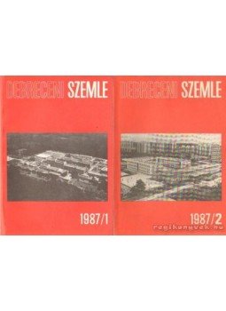  - Debreceni szemle 1987/1-2. szám, Debrecen 1987 antikvár könyv