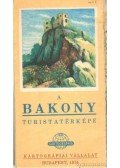 Dr. Hegyi Gyula,Domokos György - A Bakony turistatérképe