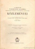 Szabó Imre - A Magyar Tudmányos Akadémia Társadalmi-történeti Tudományok Osztályának közleményei 1951.