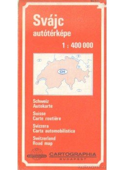 Domokos György, Szép János - Svájc autótérképe (1: 400 000) Domokos György, Szép János - Svájc autótérképe (1: 400 000), Budapest 1987 antikvár könyv