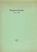 Hoffmann Gizella - Peregrinuslevelek 1711-1750