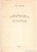 Lakatos Pál - Quellenbuch zur Geschichte der Heruler