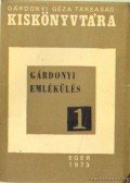 Dr. Nagy Sándor - Gárdonyi-emlékülés