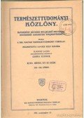 Gorka Sándor - Természettudományi Közlöny 1915. teljes