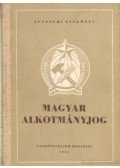 Beér János, dr. (szerk.) - Magyar alkotmányjog
