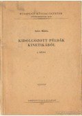 Szücs Miklós - Kidolgozott példák kinetikából I.