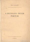 Réti László - A Bethlen-Payer paktum