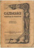 Zoltán Gyula - Gazdasági kérdések és feleletek