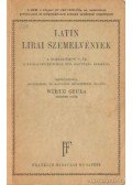 Wirth Gyula - Latin lirai szemelvények