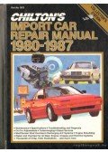 Morgantini, Dean F. (főszerk.) - Chilton's Import Car Repair Manual 1980-1987
