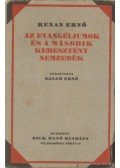 Renan Ernő - Az evangéliumok és a második keresztény nemzedék