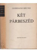 Bruno, Giordano - Két párbeszéd