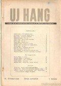 Erdei Sándor - Uj hang 1954. III. évfolyam (teljes)