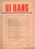 Benjámin László - Uj Hang 1953. január 1. szám