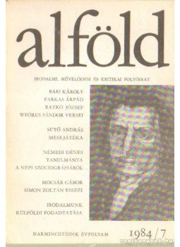 Juhász Béla - Alföld 1984/7. Juhász Béla - Alföld 1984/7., Debrecen 1984 antikvár könyv