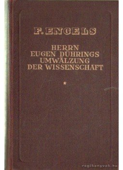 Friedrich Engels - Herrn Eugen Dührings Umwälzung der Wissenschaft, Moskau 1946 antikvár könyv