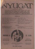 Ignotus - Nyugat 1923. 22. szám