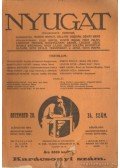 Ignotus - Nyugat 1923. 24. szám