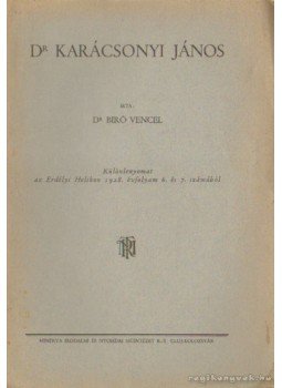 Dr. Biró Vencel - Dr. Karácsonyi János Dr. Biró Vencel - Dr. Karácsonyi János, Cluj-Kolozsvár 1928 antikvár könyv