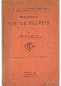 Szinnyei József - Rendszeres magyar nyelvtan