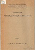 Dr. Kozmann György - Alkalmazott rugalmasságtan