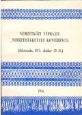 Kósa László,Krupa András - Nemzetközi néprajzi nemzetiségkutató konferencia (Békéscsaba, 1975. október 28-31.)