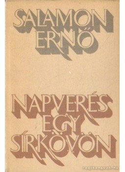 Salamon Ernő - Napverés egy sírkövön Salamon Ernő - Napverés egy sírkövön, Budapest 1984 antikvár könyv