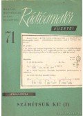 Kun József - Számítsuk ki! (I.)