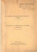 Dr Lambrecht Kálmán - A madarak palaeontologiájának története és irodalma - GeSchichte und Bibliographie der Palaoornithologie (dedikált)