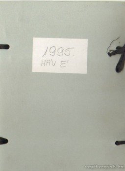 - A Magyar Államvasutak Értesitője 1995. (hiányos) - A Magyar Államvasutak Értesitője 1995. (hiányos), Budapest 1995 antikvár könyv