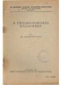 Dr. Hajnóczy Iván - A Taylor gyorsírás hazánkban