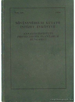 Dr. Jermy Tibor (főszerk.) - Növényvédelmi kutató intézet évkönyve 1976. Dr. Jermy Tibor (főszerk.) - Növényvédelmi kutató intézet évkönyve 1976., Budapest 1977 antikvár könyv