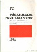 Bíró József,László József - IV. vásárhelyi tanulmányok