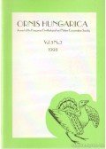 Moskát Csaba (szerk.) - Ornis Hungarica 1993. Vol. 3 No. 2.