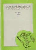 Moskát Csaba (szerk.) - Ornis Hungarica 1991. Vol. 1 No. 1.
